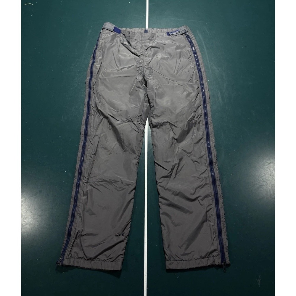 Vintage Patagonia Pants Men's Medium Gray Navy Cold Weather Fleece Lined USA 90s